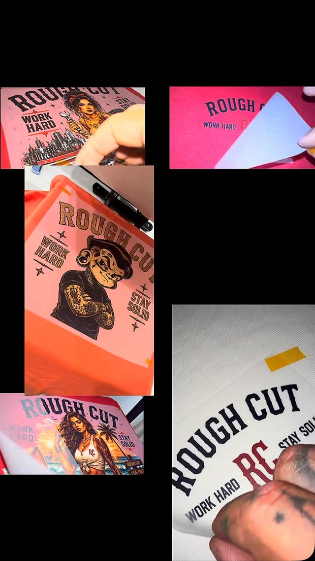 Greaser Guy tee design fresh off the press